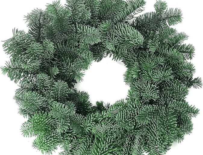 Real noble fir wreath