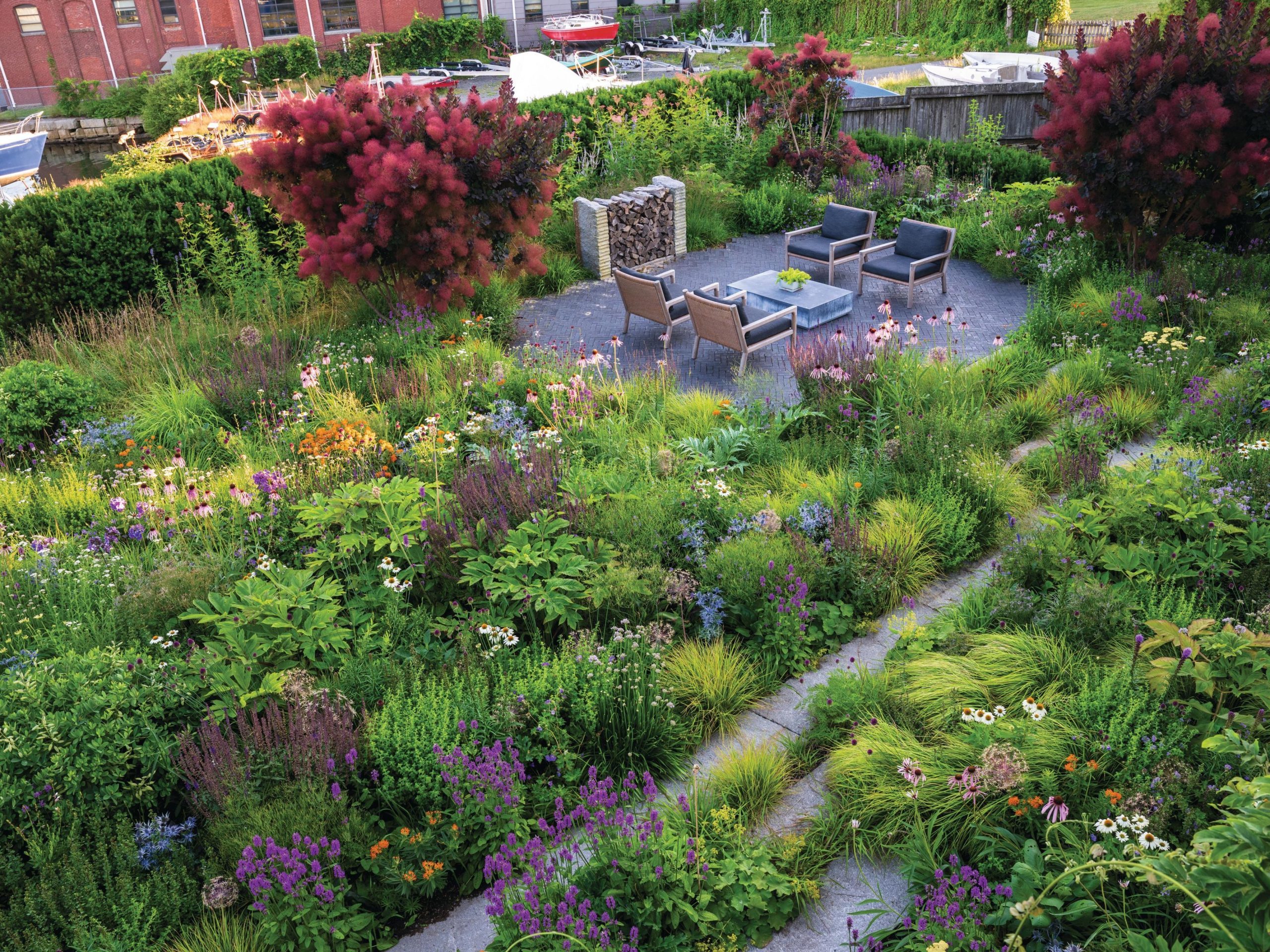 Garden and seating