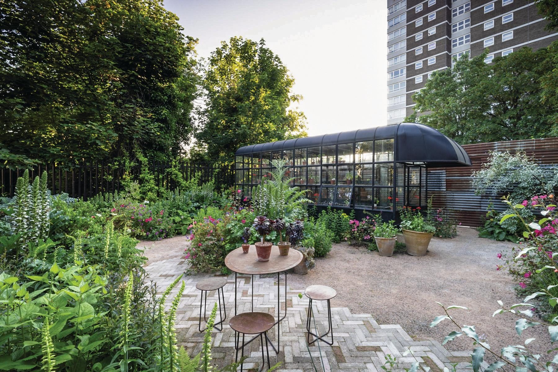 Sarah Price's garden designs at the Erith Exchange