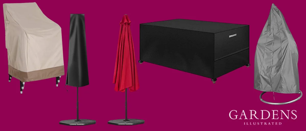 Furniture covers Furniture covers on a pink background
