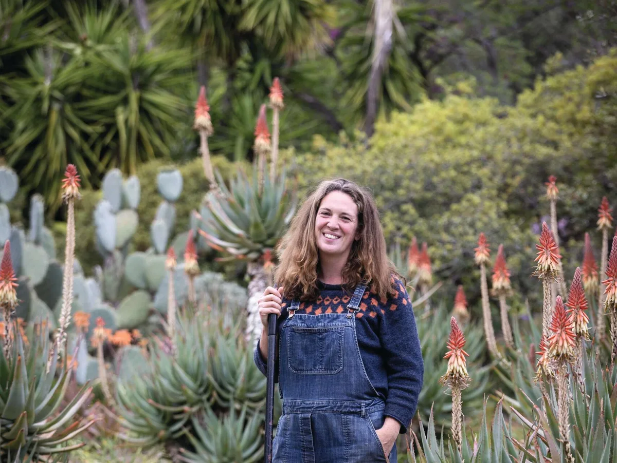 Lucie Willan, head gardener at Sparoza Garden Lucie Willan, head gardener at Sparoza Garden