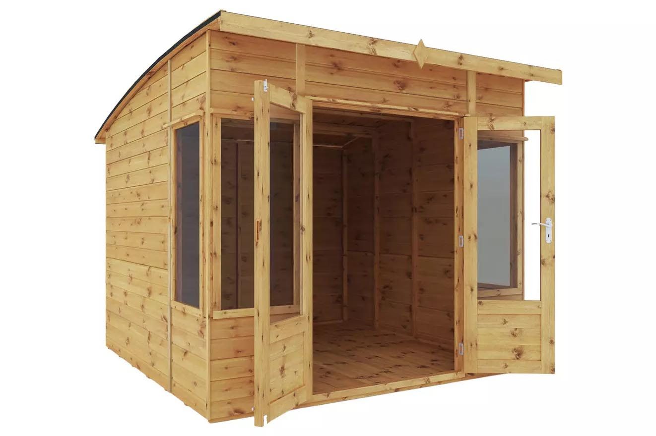 Mercia Helios Summerhouse on a white background