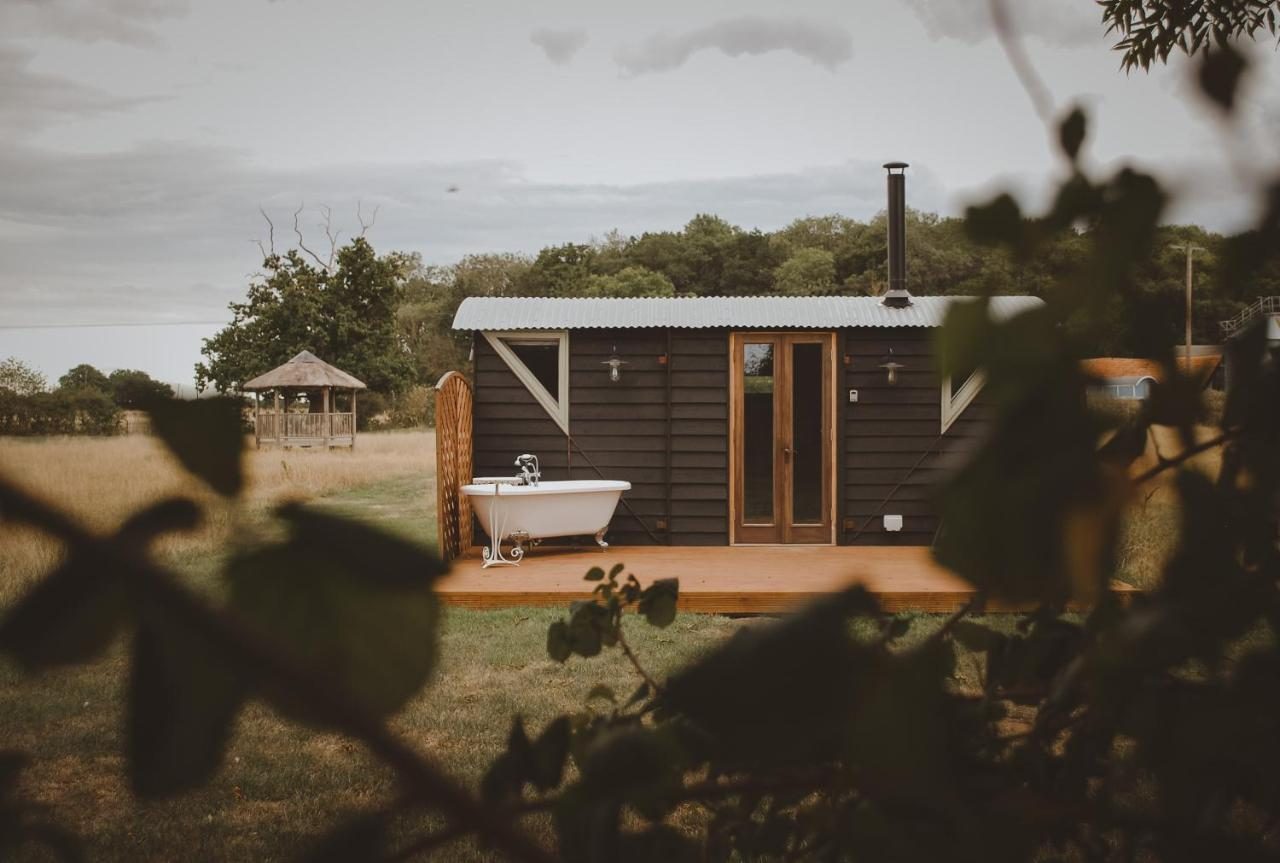 An outdoor bath tub on Upper Grove Farm, East Suffolk