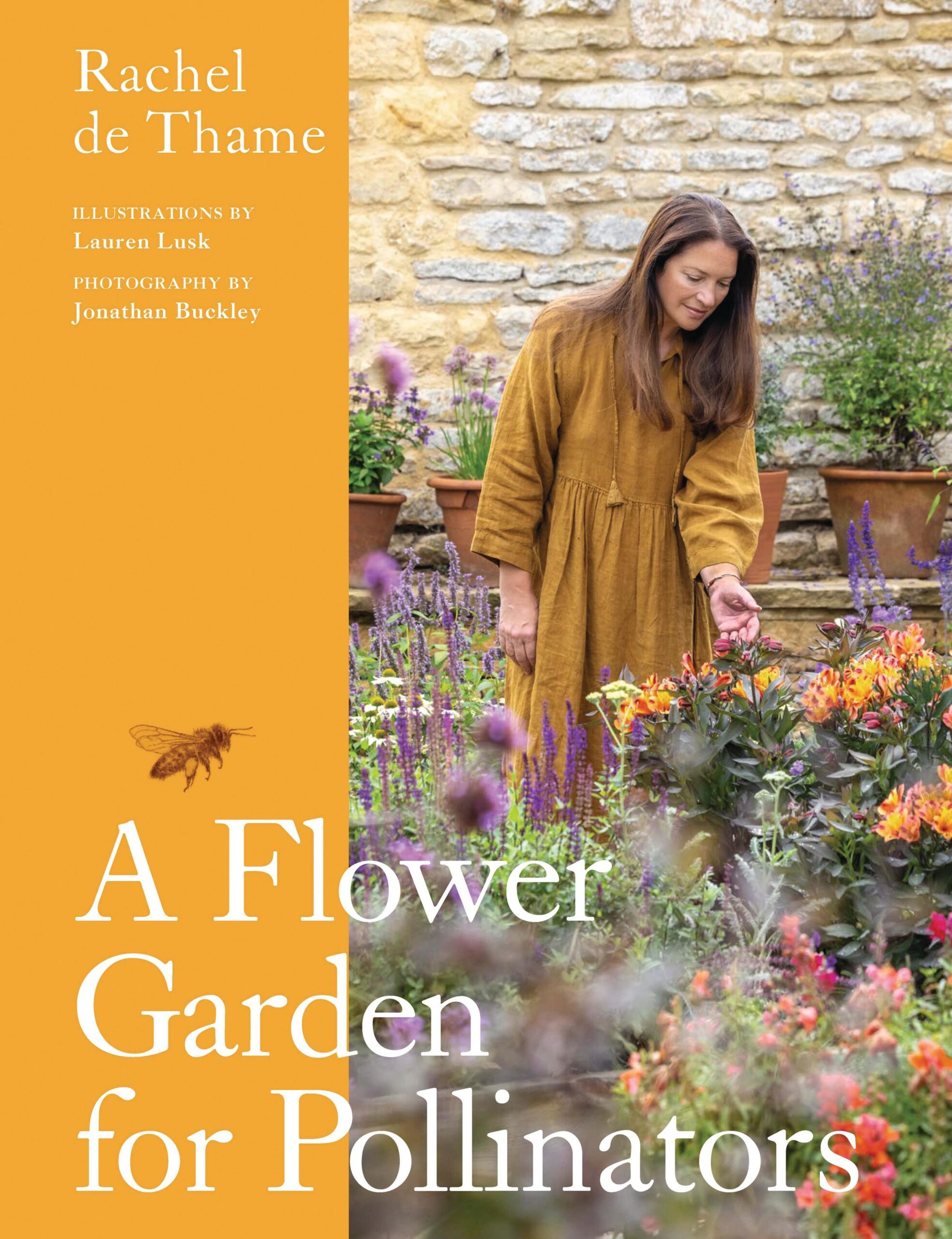 Flower Garden for Pollinators by Rache de Thame, book cover