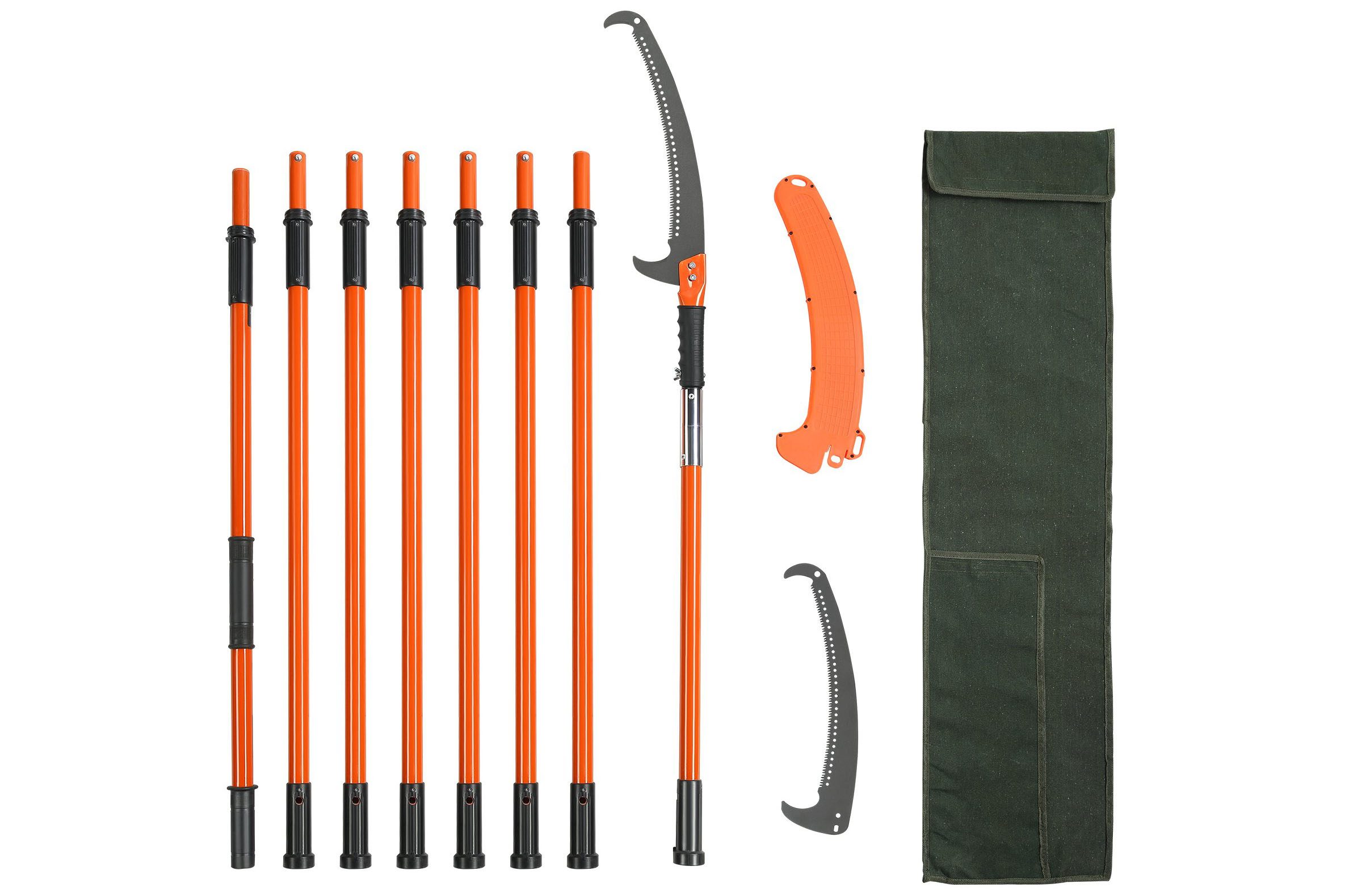VEVOR Manual Pole Saw and bag on a white background