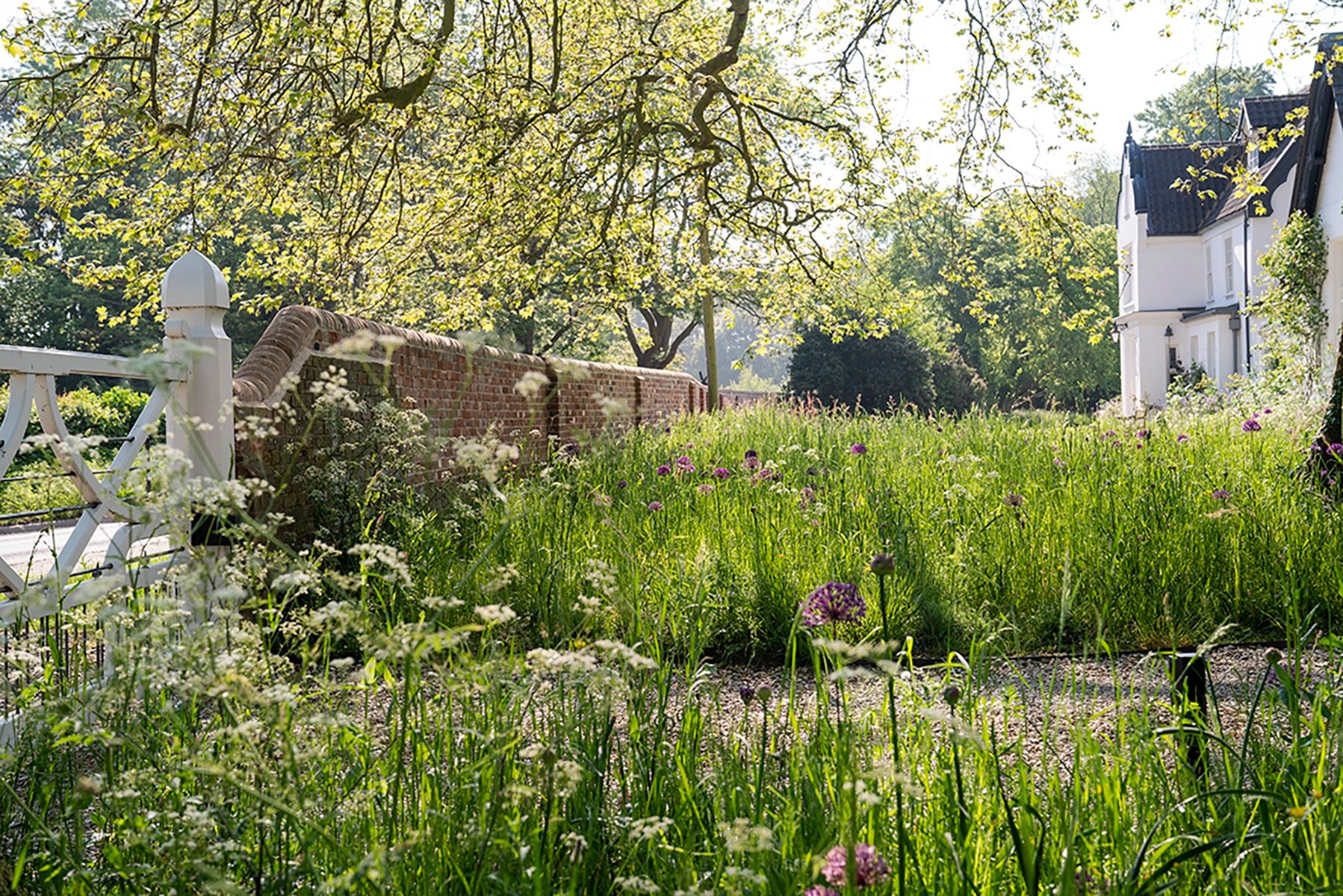 Jo Thompson's garden design at Justine Picradie’s garden, Starston Norfolk