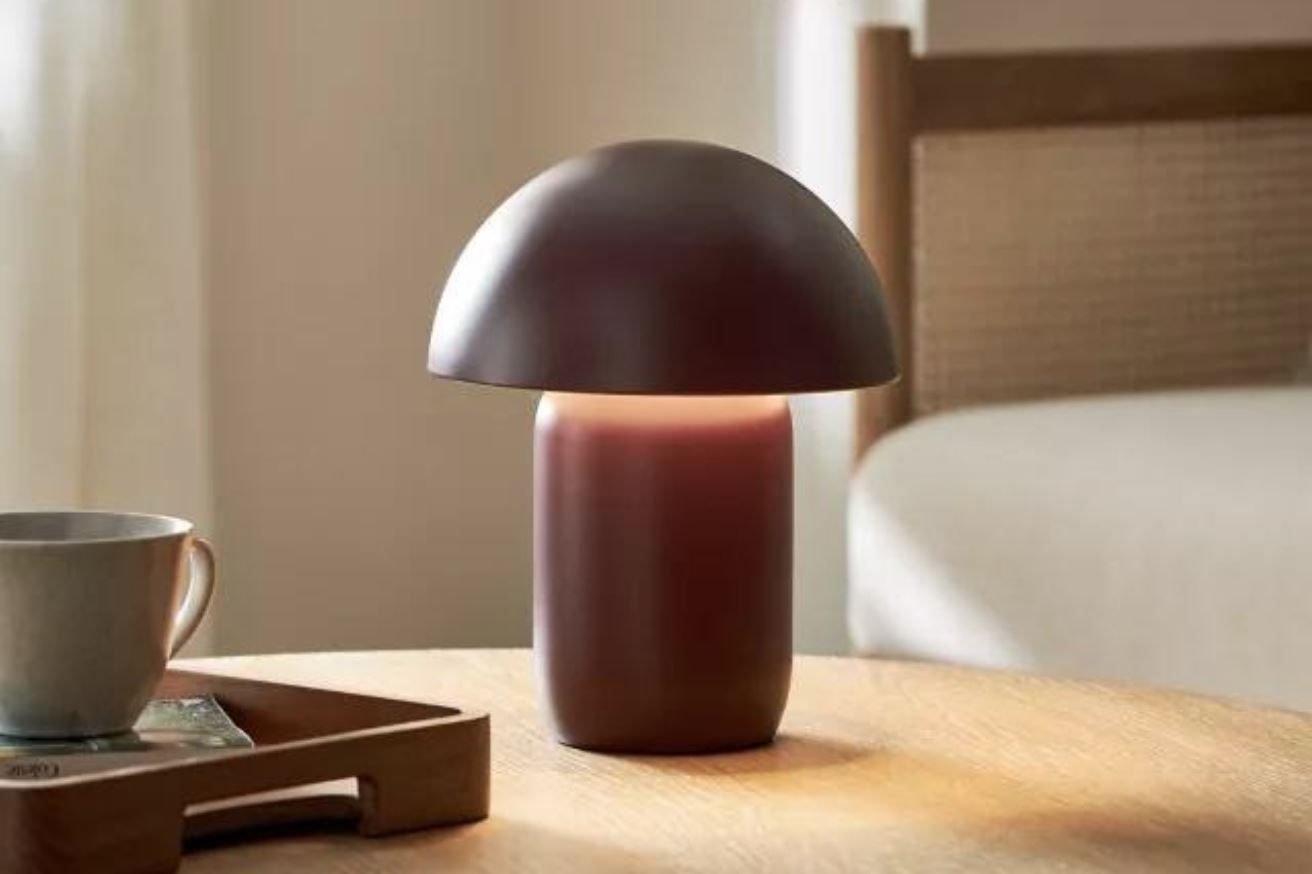 John Lewis Mushroom Rechargeable Dimmable Table Lamp