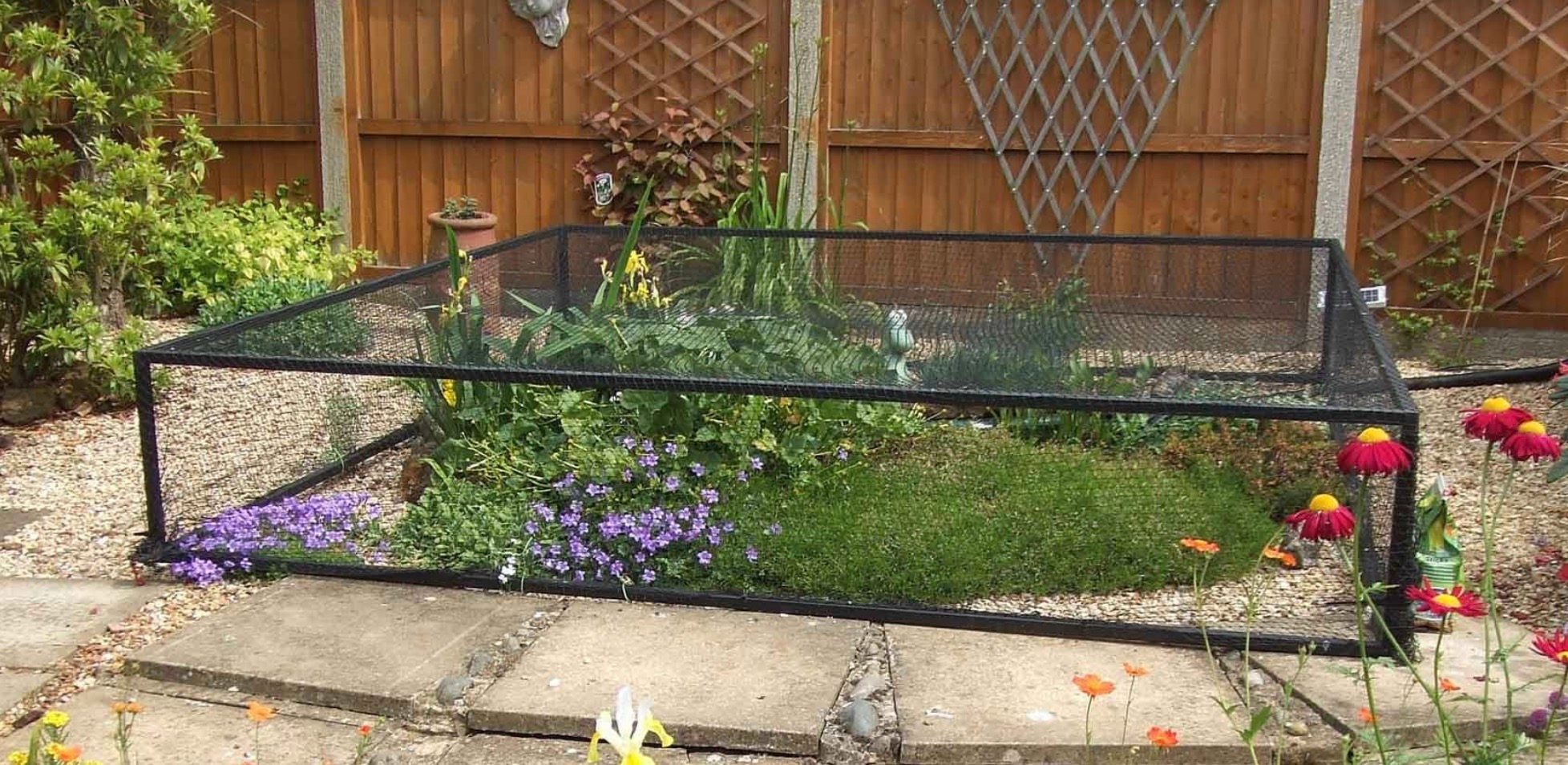 Raised Steel Pond Cover