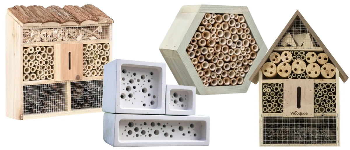 Insect houses Insect houses on a white background