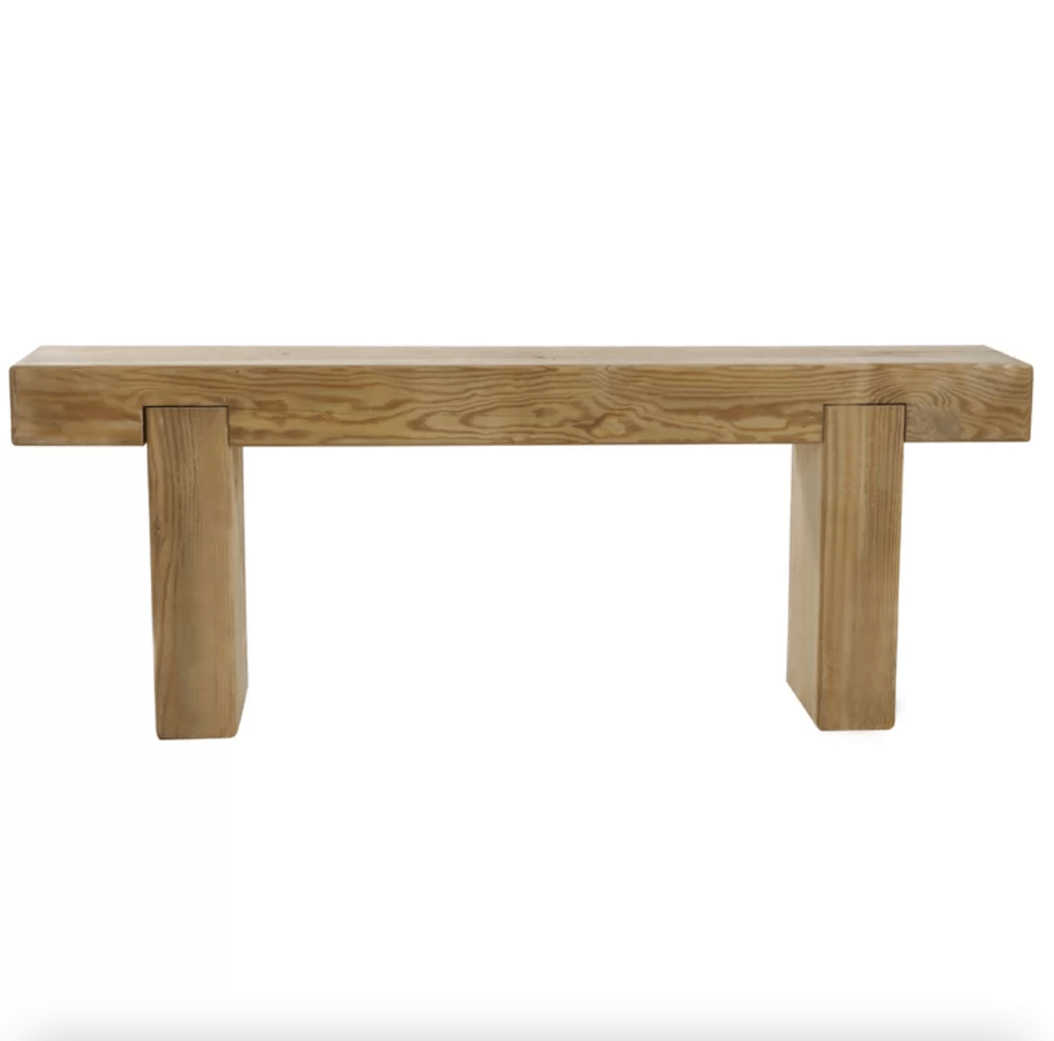 Sleeper garden bench