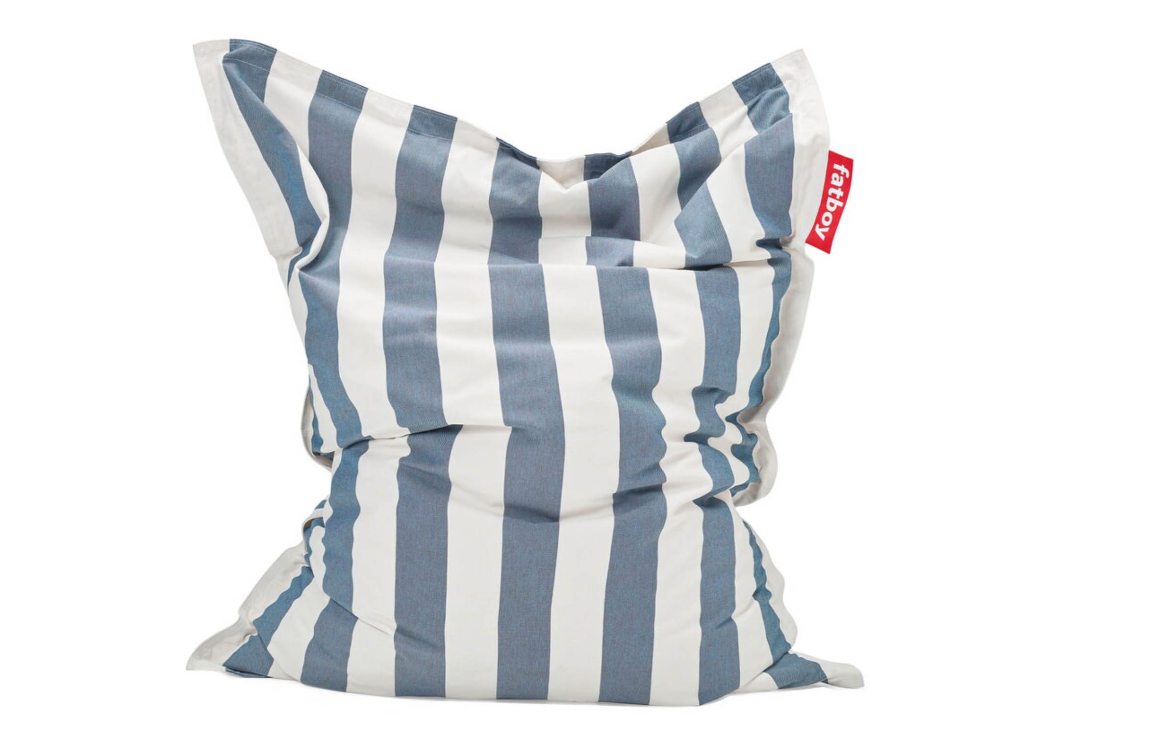 Striped outdoor bean bag