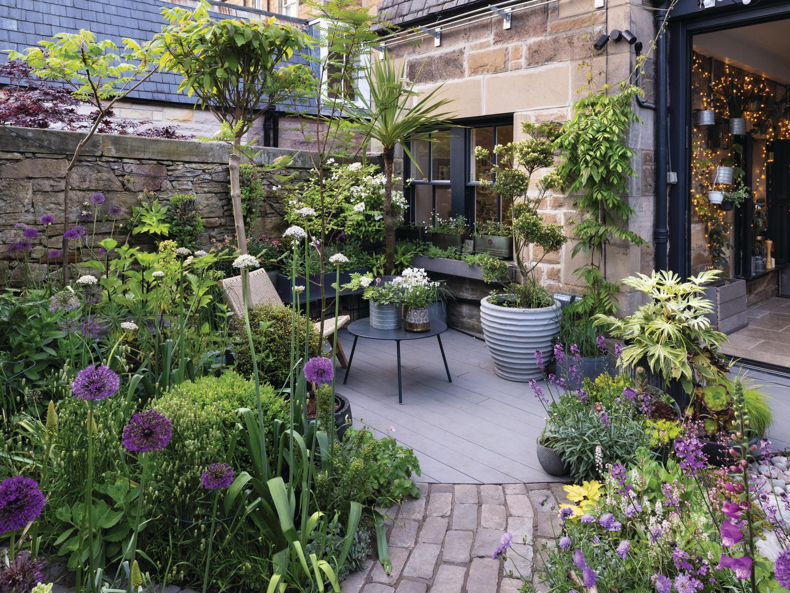 Garden and house