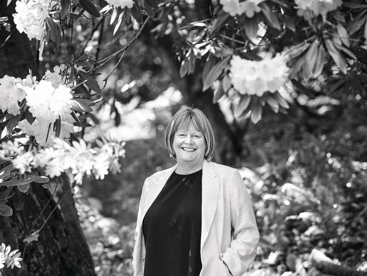 Ann Steele Ann Steele at Cluny House Gardens in Perth and Kinross
