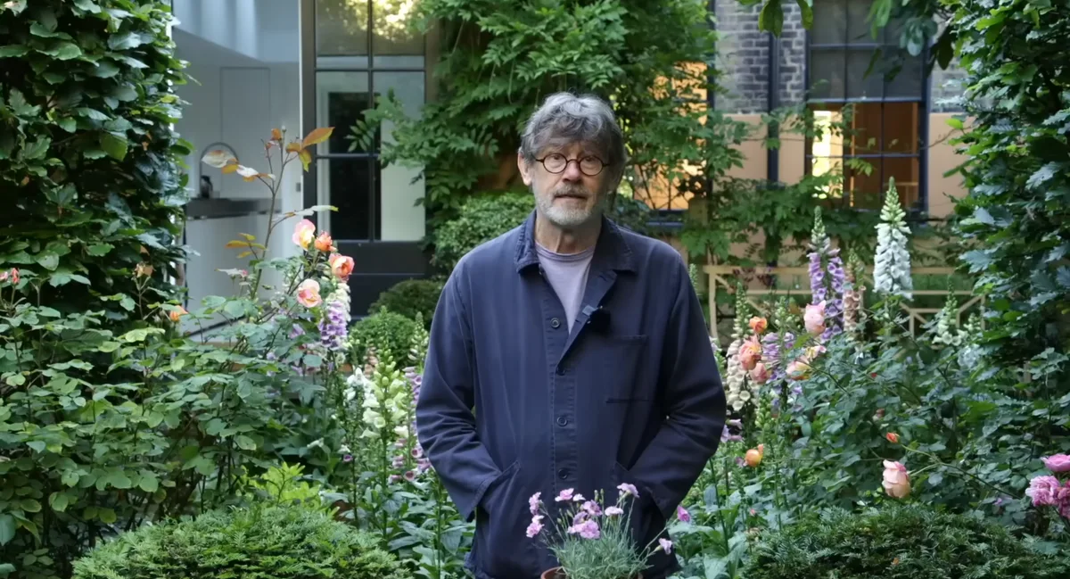 Nigel Slater touring around his own garden Nigel Slater touring around his own garden