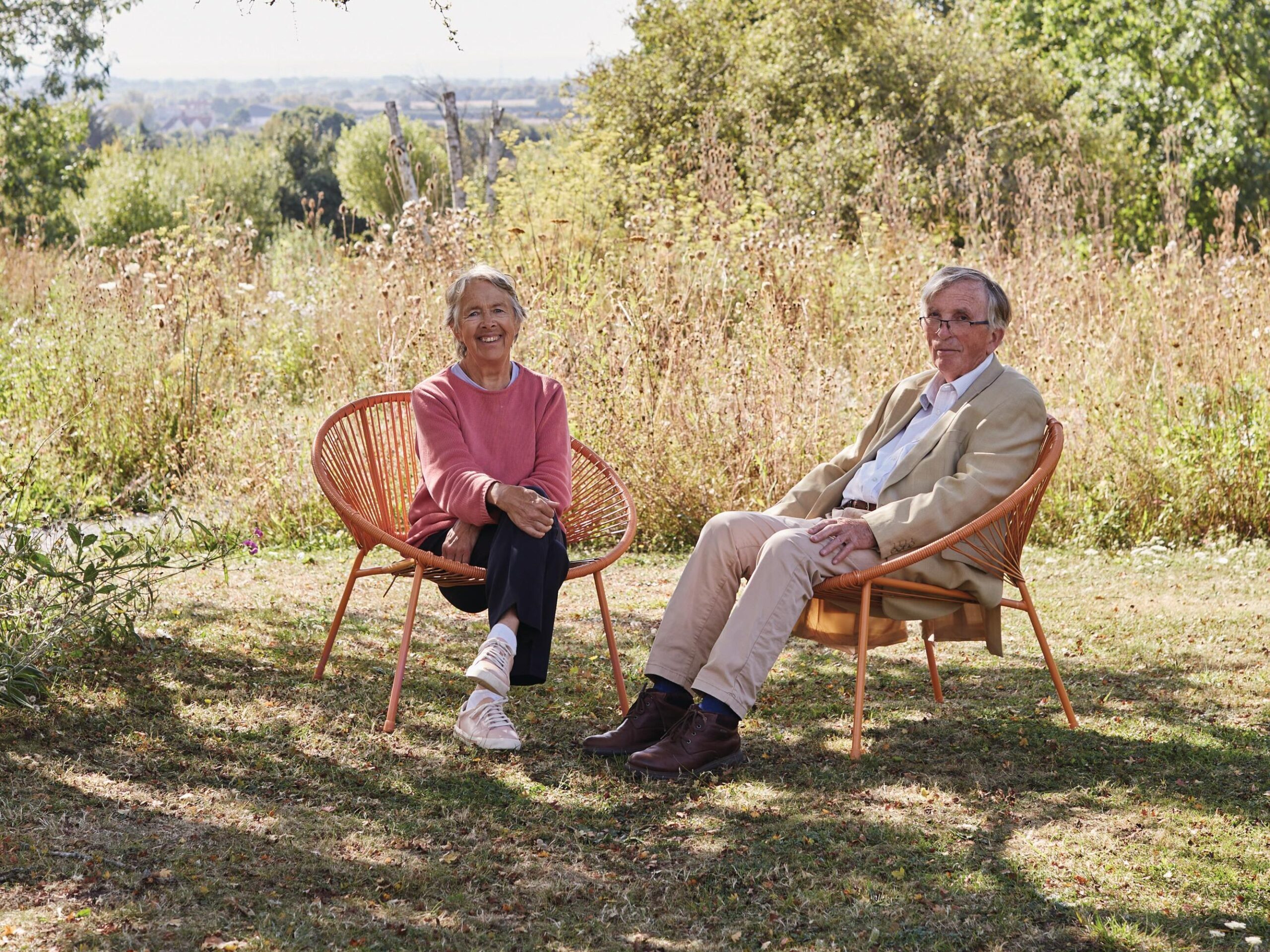 Sarah Cook and Jim Marshall
