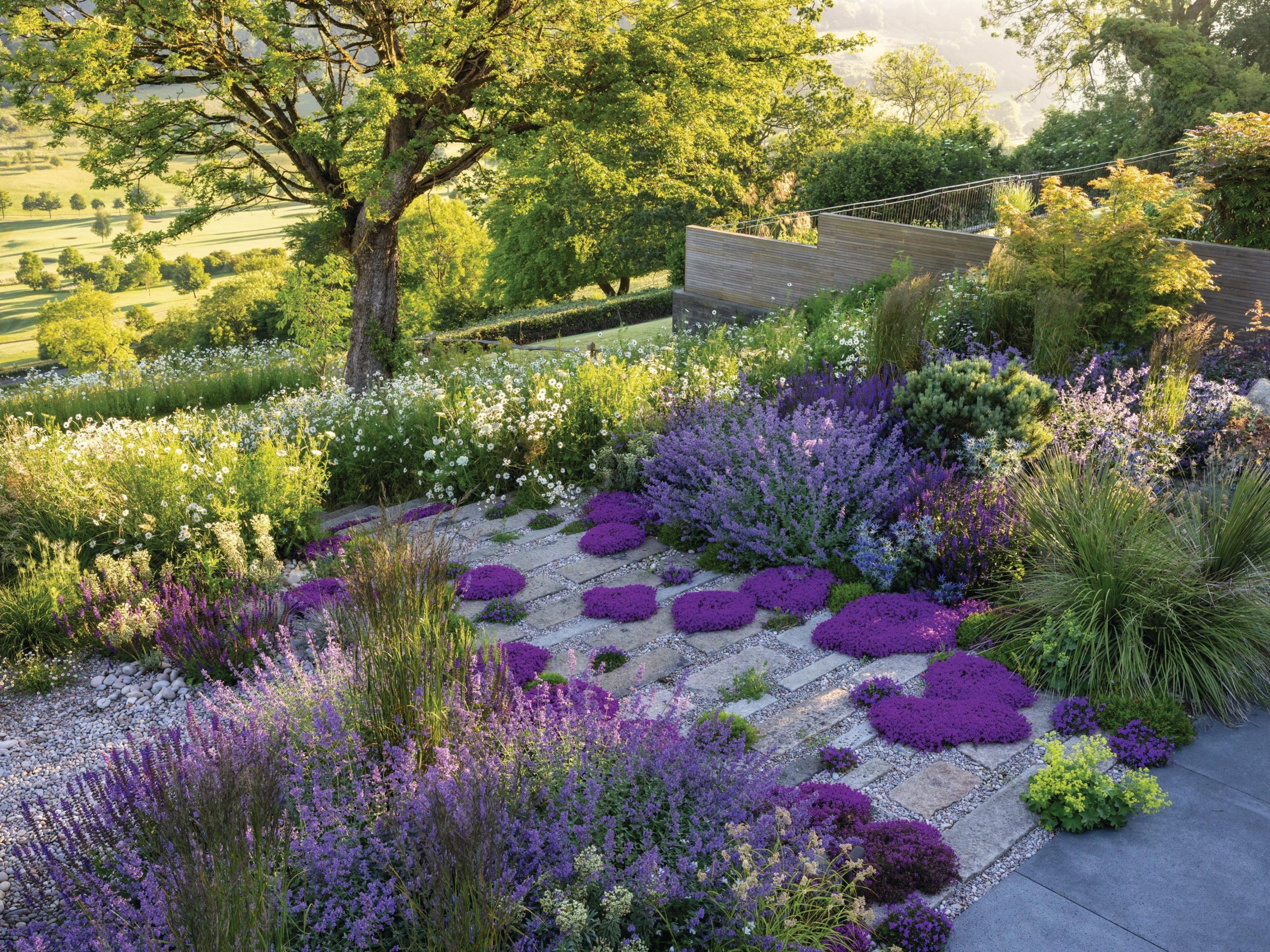 Sloped garden