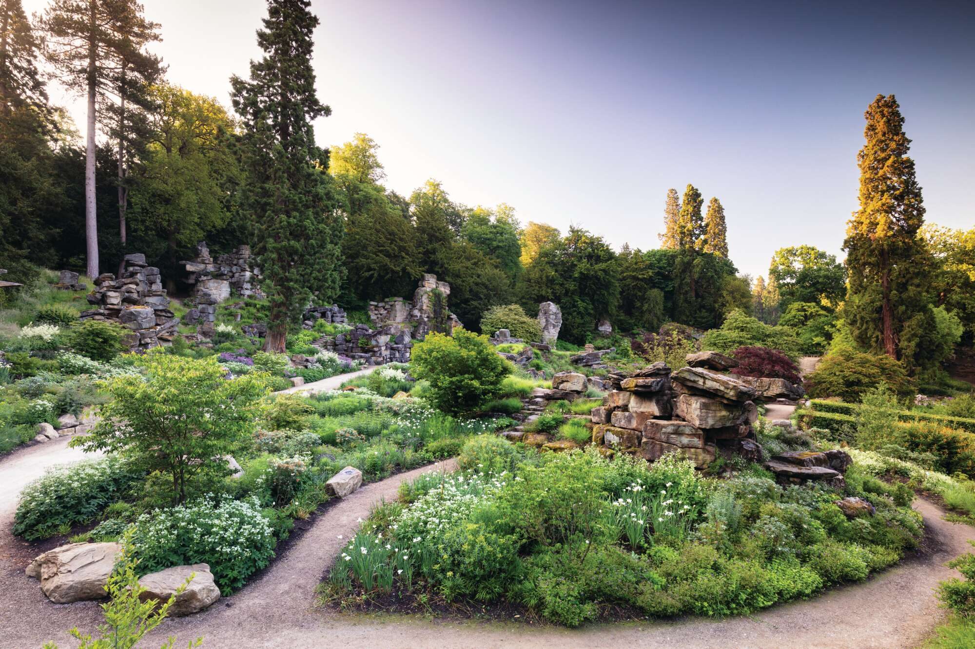 Tom Stuart-Smith's reimagined rock garden is one of Chatsworth’s newest additions. Credit: Richard Bloom