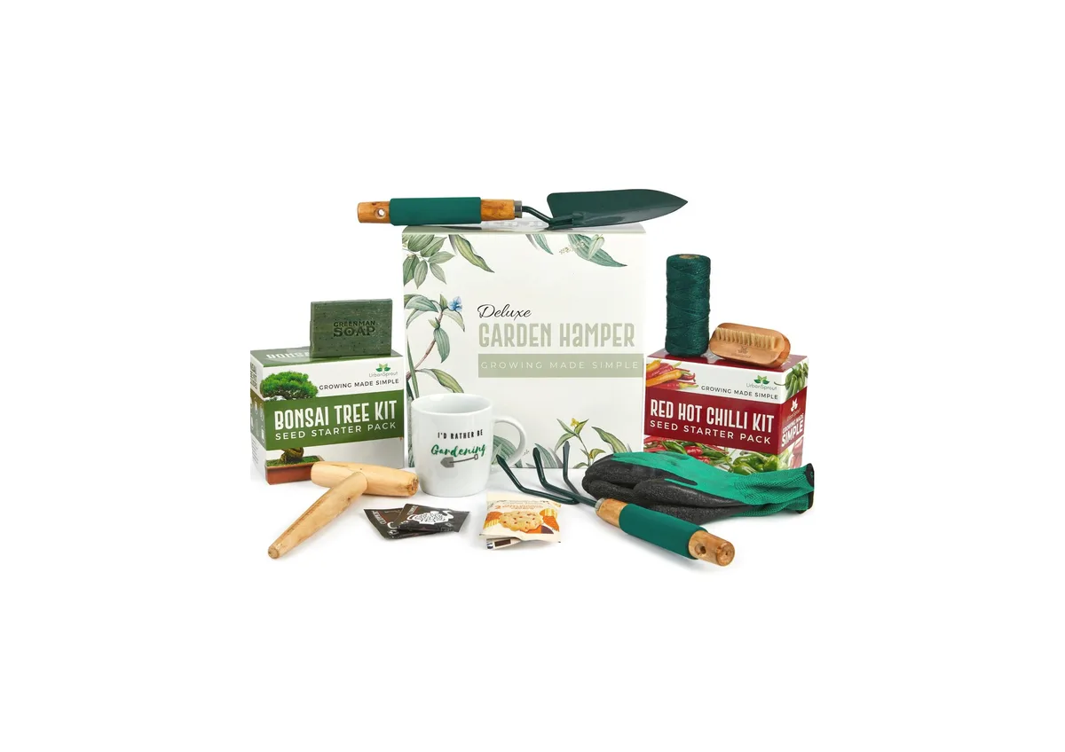 Gardening Gifts Hamper Gardening Gifts Hamper on white background