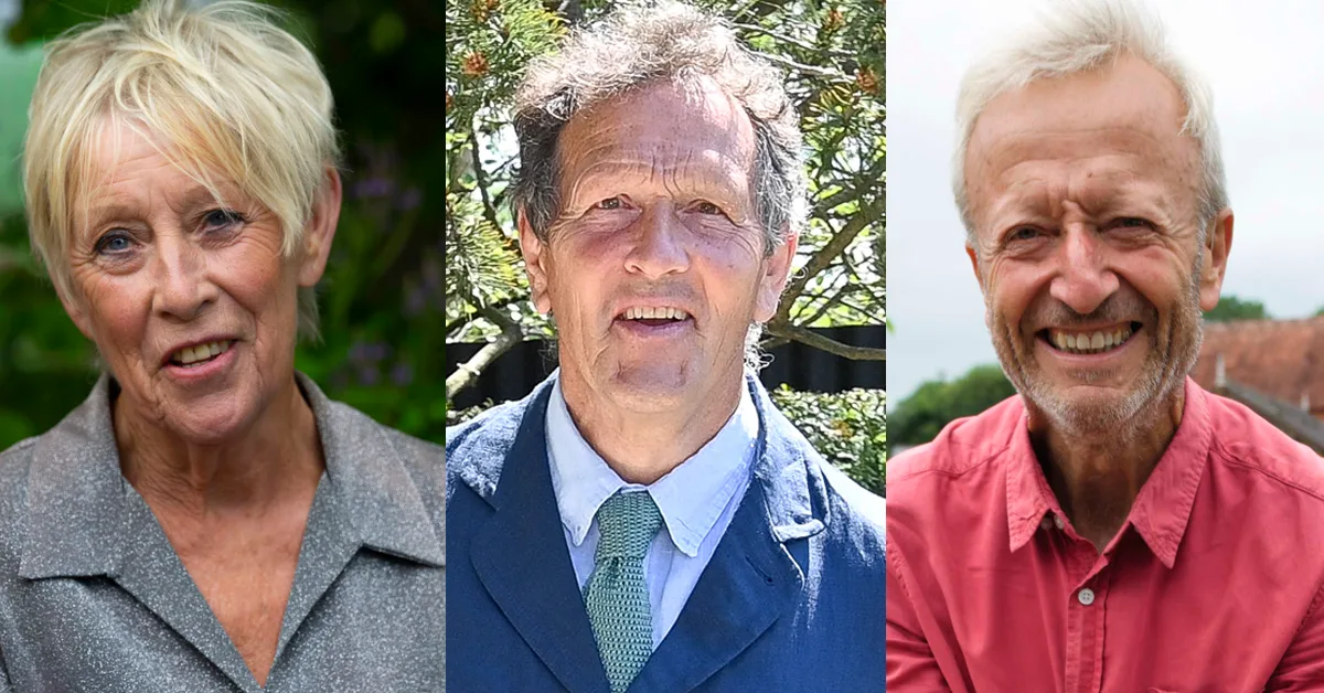 Carol Klein, Monty Don and Charles Dowding Carol Klein, Monty Don and Charles Dowding