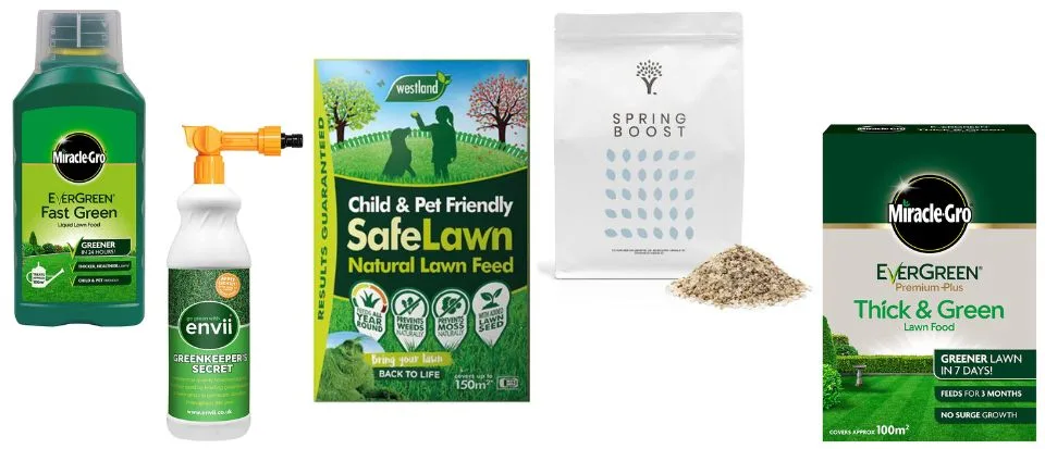 Lawn feed Lawn feed on a white background