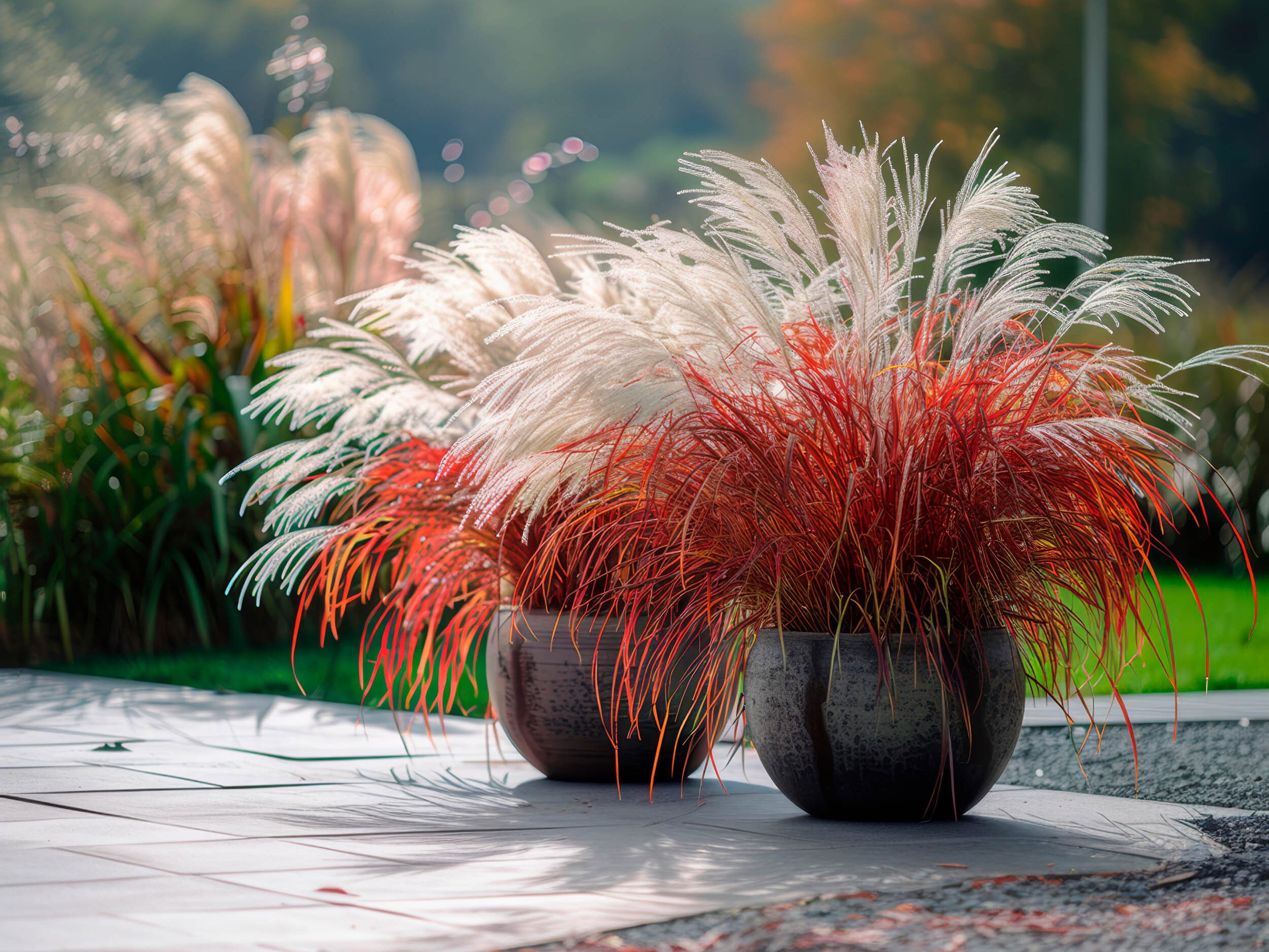 Miscanthus 'Lady in Red'